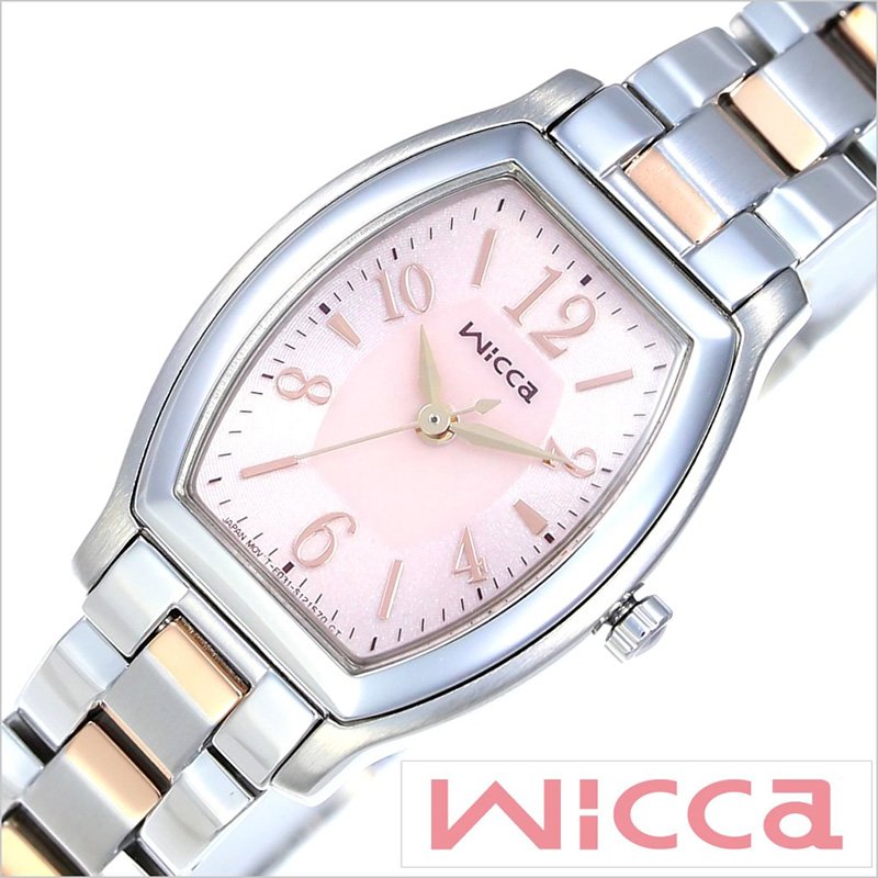 【4,400円引き】【20%OFF】 [延長保証対象] シチズン腕時計 CITIZEN時計 CITIZEN 腕時計 シチズン 時計 ウィッカ Wicca レディース ピンク KH8-730-93 メタル ベルト ソーラー テック ピンク ゴールド ローズゴールド シルバー お祝い 冬 新社会人 母の日 プレゼント ギフト