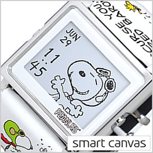 【楽天市場】エプソン スマートキャンバス 時計 EPSON Smart Canvas 腕時計 スヌーピー 変装 フライング・エース
