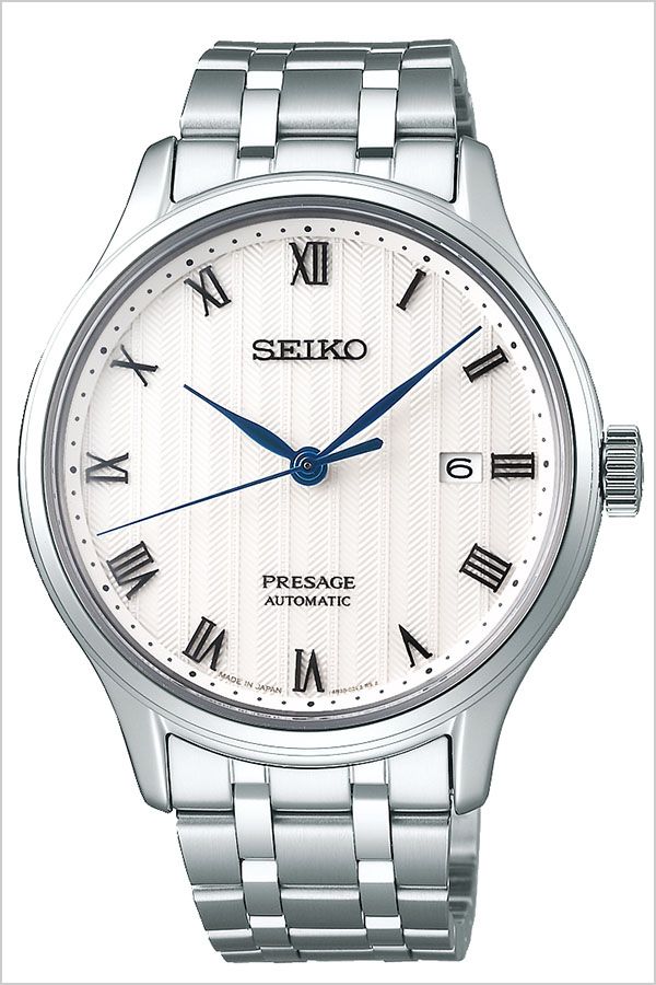 【楽天市場】セイコー プレザージュ 砂紋 時計 SEIKO PRESAGE 腕時計 メンズ ホワイト SARY097 正規品 ブランド ラウンド 機械式 メカ メカニカル こだわり ジャパン