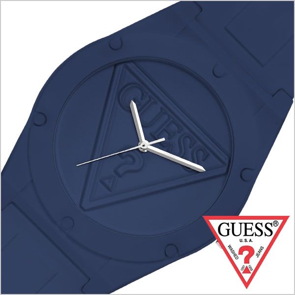 楽天市場 当日出荷 ゲス 腕時計 Guess 時計 レトロポップ Retro Pop ユニセックス メンズ レディース ネイビー W0979l4 正規品 人気 ストリート ブランド 個性的 シンプル スポーツミックス 防水 ファッション スポーツ マーク ネイビー シリコン ペアウォッチ