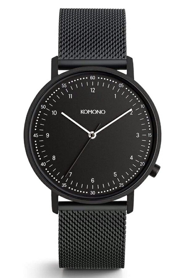 プレゼント ペアウォッチ 男性 Lewis メッシュ Mesh おしゃれ 正規品 男女兼用腕時計 コモノ Black 人気 腕時計 女性 おすすめ 40 代 当店は全品安心の国内正規品 時計 30代 10代 代 Komono ルイス ブランド ラッピング対応 ブラック 腕時計 ギフト