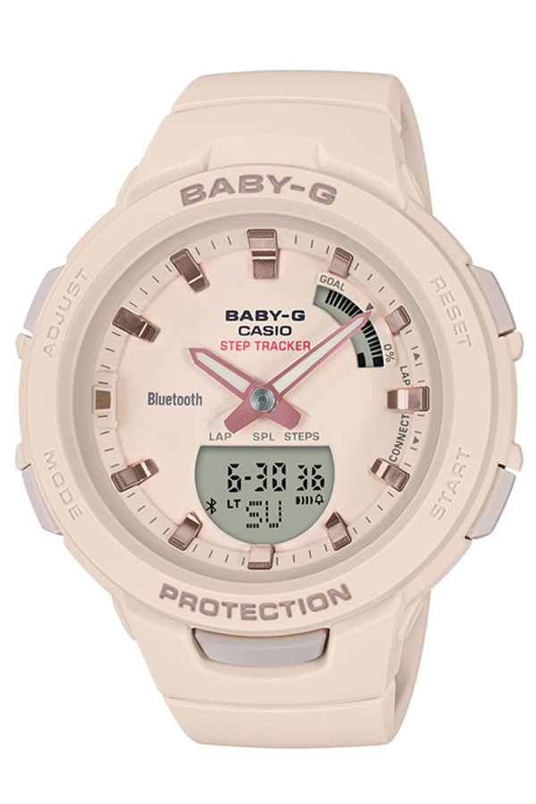 【楽天市場】カシオ ベビージー ジースクワッド スマートウォッチ 時計 CASIO BABY-G G-SQUAD 腕時計 レディース ベージュ