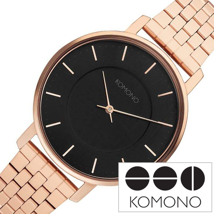 コモノ ハーロウ 時計 KOMONO HARLOW 腕時計 レディース ブラック KOM-W4124 ペア お揃い コーデ ウォッチ 人気 おすすめ かわいい おしゃれ メタル メッシュ シンプル 丸 ラウンド ブランド お祝い 母の日 プレゼント ギフト 新生活 観光 遠足 15,048円
