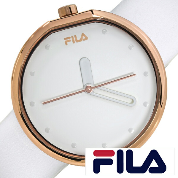 注目ブランド フィラ 時計 Fila 腕時計 Filastyle ユニセックス ホワイト S Fl 38 161 002 ブランド ゴールド おすすめ 90年代 ペア コーデ ウォッチ お揃い カジュアル シンプル ファッション かわいい ラウンド アナログ 個性的 人気 プレゼント 冬 最終値下げ Clio Cl
