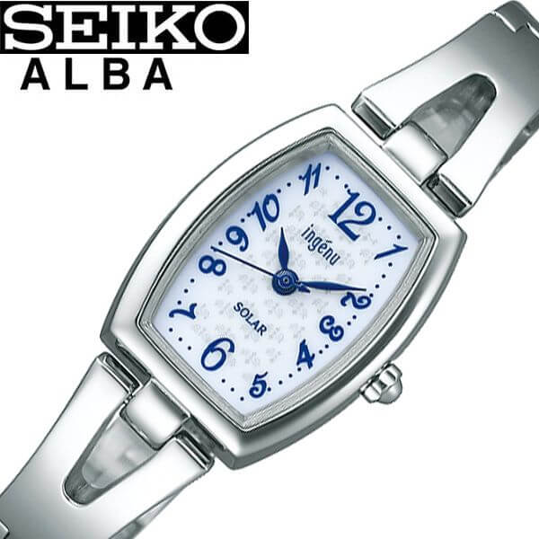 楽天市場 セイコー アルバ アンジェーヌ 電池交換不要 ソーラー 時計 Seiko Alba Ingenu 腕時計 レディース ブルー Ahjd409 人気 ブランド おすすめ 防水 可愛い おしゃれ シンプル シック 上品 仕事 中学生 高校生 大学生 社会人 就活 就職 プレゼント ギフト 冬