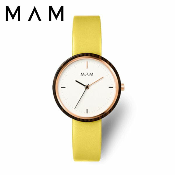 超人気 マム ウッドウォッチ 時計 Mam 腕時計 プラノ Plano レディース ホワイト Mam662 人気 ブランド 木製 おすすめ シンプル シック ナチュラル 個性的 デザイン エコ エシカル ペアウォッチ カップル 夫婦 記念日 誕生日 バースデー プレゼント ギフト 冬