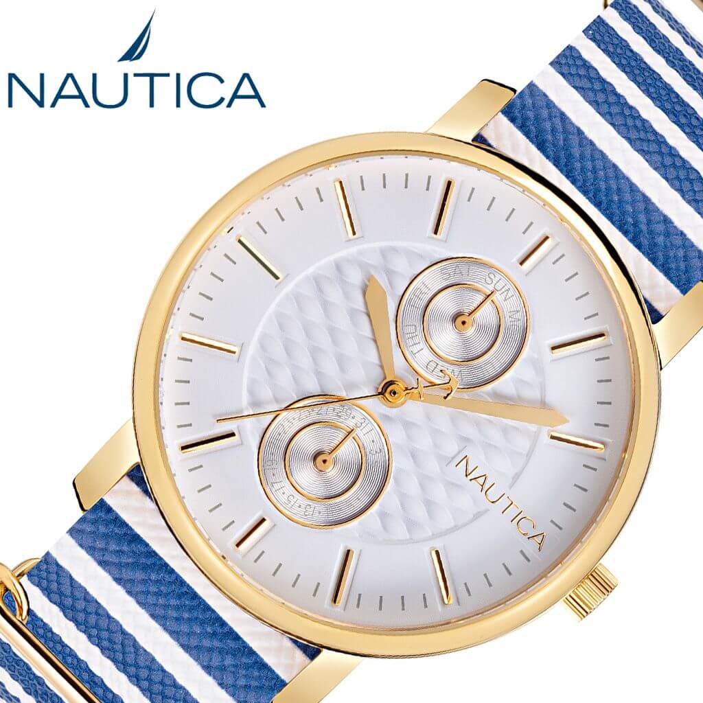 楽天市場 ノーティカ 時計 Nautica 腕時計 Coral Gables Multi レディース シルバー Napcms904 人気 ブランド 防水 おしゃれ ファッション ボーダー 海 さわやか 彼女 妻 嫁 ギフト プレゼント お祝い 秋冬 腕時計を探すならウォッチラボ