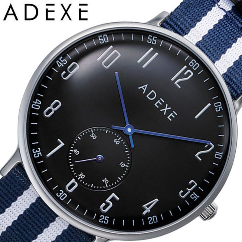 アデクス 時計 ADEXE 腕時計 グランデ GRANDE メンズ ブラック 2045A-06-JP19SP1 人気 ブランド 流行 インスタ インスタ映え オシャレ ファッション お揃い ペア おそろい 北欧 上品 シンプル スーツ 入試 受験 成人式 お祝い 冬 母の日 観光 遠足