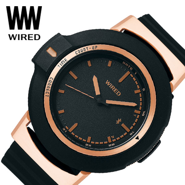 セイコー ワイアード ツーダブ 時計 Seiko Wired Ww Type01 On 腕時計 メンズ ブラック Agab403 スマート ウォッチ 人気 流行 ブランド ファッション おしゃれ ビジネス ビジカジ 仕事 スーツ Bluetooth Iphone アンドロイド プレゼント ギフト 入試 受験 お祝い