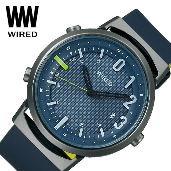 セイコー ワイアード ツーダブ 時計 Seiko Wired Ww Type02 Number 腕時計 メンズ ブルー Agab408 スマート ウォッチ 人気 流行 ブランド ファッション おしゃれ ビジネス ビジカジ 仕事 スーツ Bluetooth Iphone アンドロイド プレゼント 入試 受験 お祝い 冬