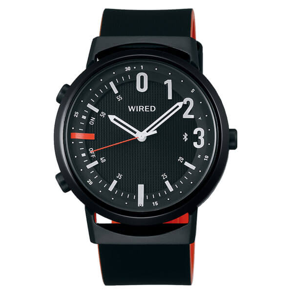 セイコー ワイアード ツーダブ 時計 Seiko Wired Ww Type02 Number 腕時計 メンズ ブラック Agab409 スマート ウォッチ 人気 流行 ブランド ファッション おしゃれ ビジネス ビジカジ 仕事 スーツ Bluetooth Iphone アンドロイド プレゼント ギフト 入試 受験 冬