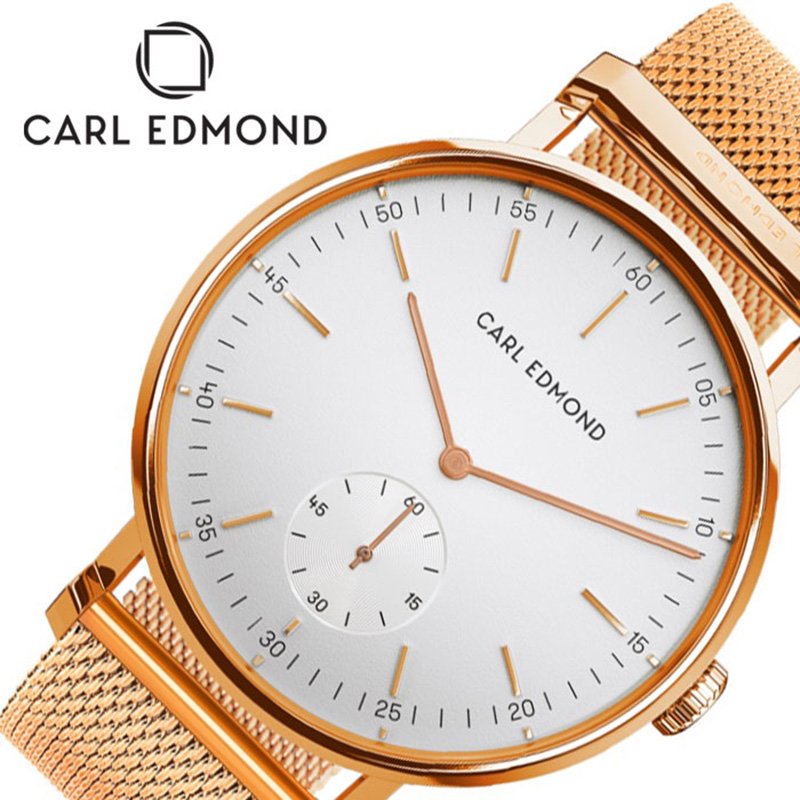 カールエドモンド レディース リョーリット 時計 CARL EDMOND Ryolito 腕時計 ホワイト CER3211-MR16 人気 ブランド おすすめ 北欧 かわいい おしゃれ シンプル シック ファッション お祝い 冬 新社会人 母の日 プレゼント ギフト 父の日 観光