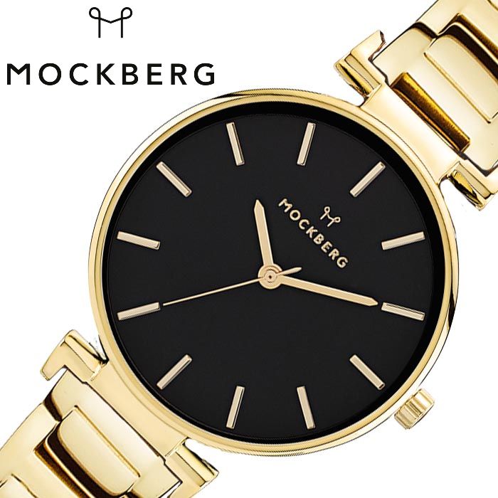 モックバーグ オリジナル 34mm 時計 MOCKBERG Original 34 腕時計 レディース ブラック MO634 おすすめ ブランド 金属 シンプル シック 大人 おしゃれ スリム 薄い 見やすい 丸型 ラウンド 彼女 妻 母親 誕生日 バースデー プレゼント ギフト 12,973円
