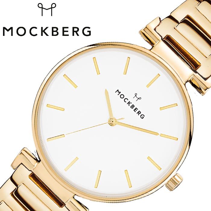 【最大10%OFF】【1,500円OFF】モックバーグ オリジナル 38mm 時計 MOCKBERG Original 38 腕時計 レディース ホワイト MO639 おすすめ ブランド 金属 シンプル シック 大人 おしゃれ スリム 薄い 見やすい 丸型 ラウンド 彼女 妻 母親 誕生日 バースデー プレゼント ギフト|腕時計を探すならウォッチラボ