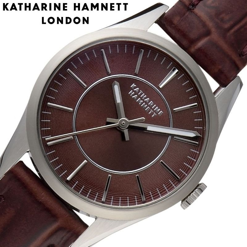 安心の定価販売 キャサリンハムネット 時計 Katharine Hamnett 腕時計 ベーシックバリエーション Basic Variation レディース ブラウン Kh70j1 74 人気 ブランド おすすめ 大人女子 小さめ 小物 光沢 ペアウォッチ シック かわいい Kh オフィス ファッション プレゼント