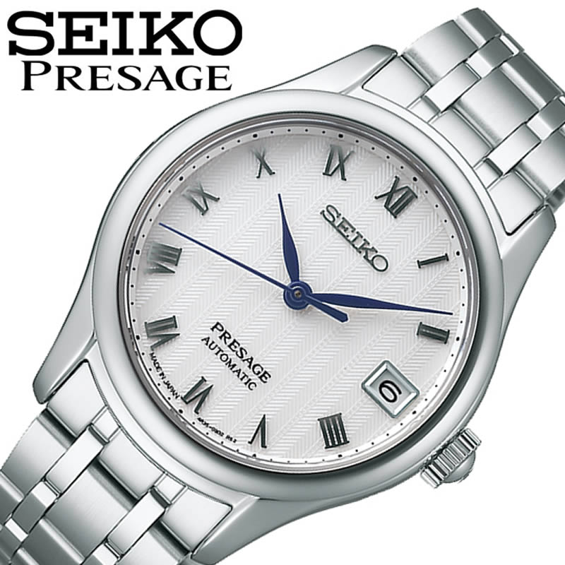 海外輸入 セイコー プレザージュ ベーシックライン 日本庭園 時計 Seiko Presage Basic Line Japanese Garden Ladies 腕時計 レディース かわいい ホワイト 人気 ブランド おすすめ ビジネス カジュアル ファッション 大学生 社会人 大人 彼女 嫁 誕生日 プレゼント