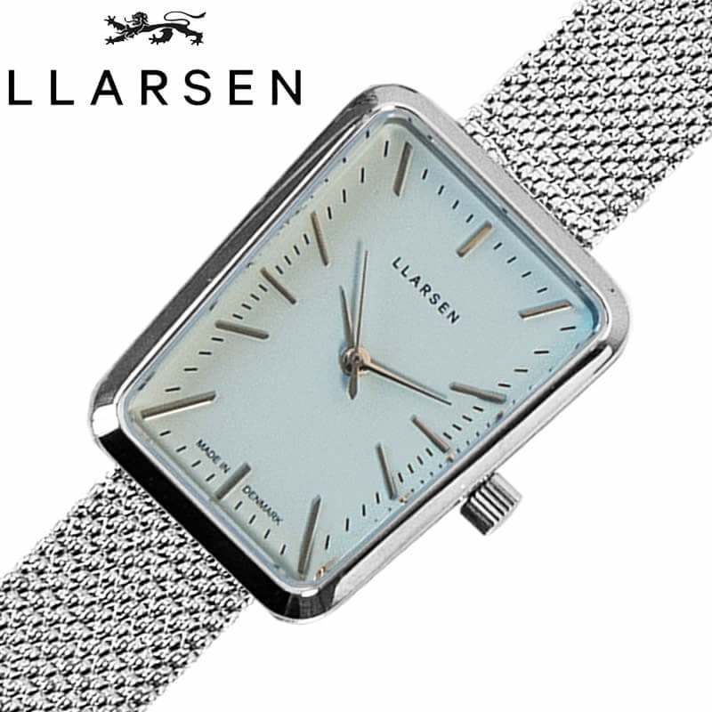 エルラーセン 腕時計 セシリー LLARSEN Cecilie レディース アイスブルー シルバー 時計 LL152SISMT 人気 おすすめ おしゃれ ブランド 新社会人 母の日 プレゼント ギフト 父の日 観光 遠足 旅行