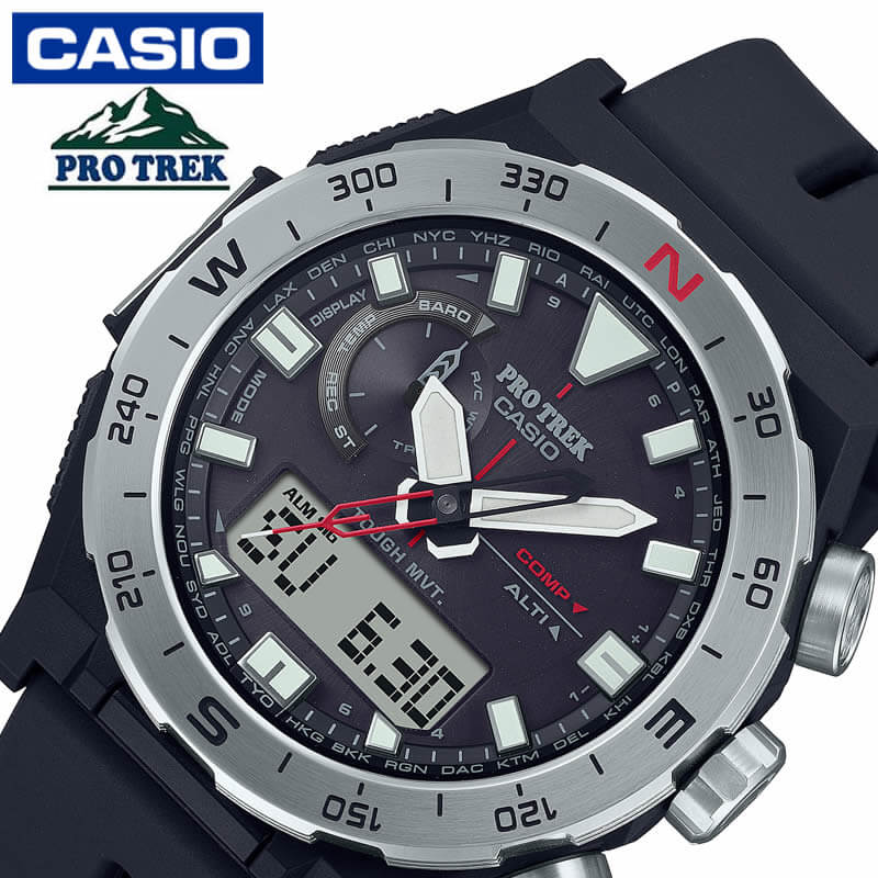 楽天市場 カシオ プロトレック 腕時計 クライマーライン コンパス Casio Protrek Climber Line Compass メンズ ブラック 時計 Prw 6800 1jf 人気 おすすめ おしゃれ ブランド アウトドア キャンプ スポーツ 新社会人 プレゼント ギフト 腕時計を探すならウォッチラボ