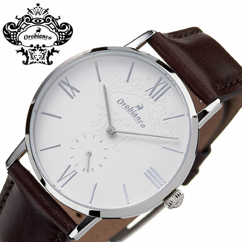 オロビアンコ タイムオラ 腕時計 シンパティコ Orobianco Timeora Simpatico メンズ ホワイト ダークブラウン 時計 Or0071 121 人気 おすすめ おしゃれ ブランド 新社会人 プレゼント ギフト バレンタイン 84 以上節約