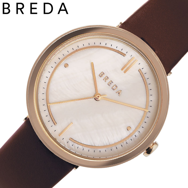 ブレダ 腕時計 アグネス BREDA AGNES レディース ピンクゴールド ブラウン 時計 クォーツ BREDA-1733H 人気 おすすめ おしゃれ ブランド 母の日 プレゼント ギフト 観光 遠足 旅行
