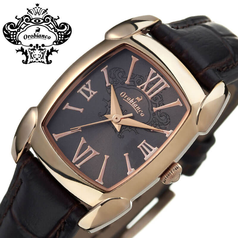 【57%OFF】【15,580円引き】 オロビアンコ タイムオラ 腕時計 レッタンゴリーナ Orobianco TIMEORA RettangoLina レディース グレー ダークブラウン 時計 クォーツ OR0081-1 人気 おすすめ おしゃれ ブランド 母の日 プレゼント ギフト 観光 遠足 旅行