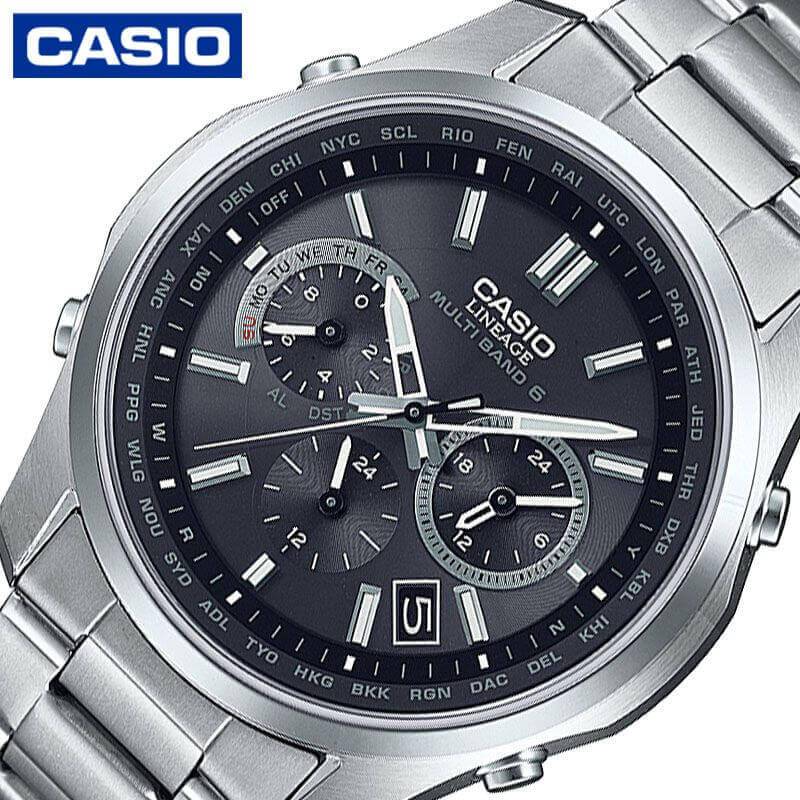 カシオ 電波 ソーラー 腕時計 CASIO 時計 リニエージ LINEAGE 男性 向け メンズ クォーツ LIW-M610TSE-1AJF かわいい 華奢 小ぶり 小さめ 人気 おすすめ おしゃれ ブランド 記念日 誕生日 母の日 プレゼント ギフト 観光 遠足 旅行