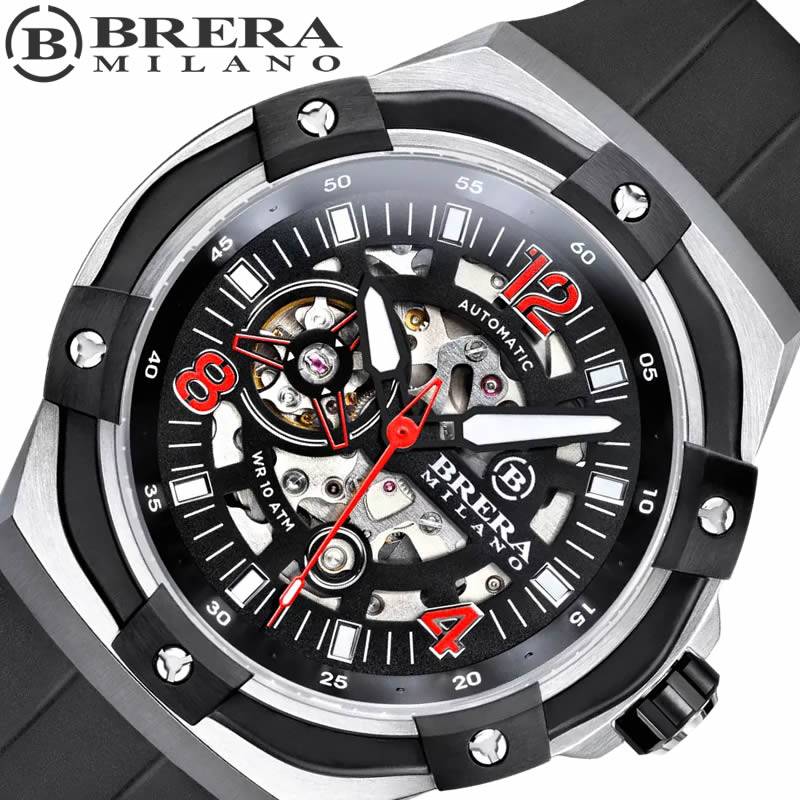 【33,000円引き】【23%OFF】 ブレラミラノ 腕時計 BRERA MILANO 時計 スーパースポルティーボ エヴォ SUPERSPORTIVO EVO メンズ 腕時計 ブラック 機械式 自動巻き オートマチック BMSSAS4501 イタリア ブランド 話題 新作 かっこいい 人気 おすすめ おしゃれ ブランド 観光