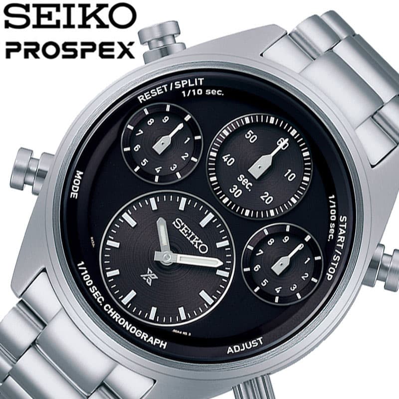 【最大22,000円引き】【20%OFF】 セイコー スピードタイマー 腕時計 プロスペックス SEIKO PROSPEX メンズ ブラック シルバー 時計 ソーラー クォーツ ビジネス 綺麗 フォーマル メタル アウトドア ランニング 山 スポーツ 社会人 学生 SBER003 人気 おすすめ おしゃれ|腕時計を探すならウォッチラボ