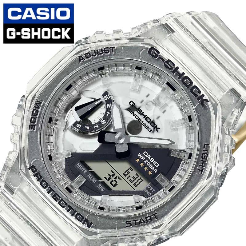 カシオ 腕時計 Gショック ジーショック 40周年 クリアリミックス CASIO 時計 G-SHOCK 40th Anniversary CLEAR REMIX クリア 限定 ロマン 防水 高性能 万能 フェス アウトドア キャンプ 景品 センス こだわり 特別 GMA-S2140RX-7AJR 人気 おすすめ おしゃれ