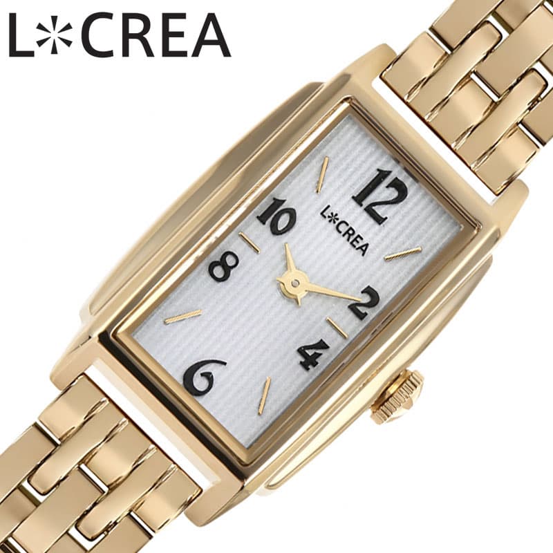 ルクレア 腕時計 レクタングル LCREA RECTANGLE レディース ゴールド 時計 ソーラー ビジネス 女性 ソーラー 電池交換不要 日本製 可愛い かわいい カワイイ ファッション レディースファッション LC2002-GP5L 人気 おすすめ おしゃれ ブランド プレゼント ギフト｜腕時計を探すならウォッチラボ