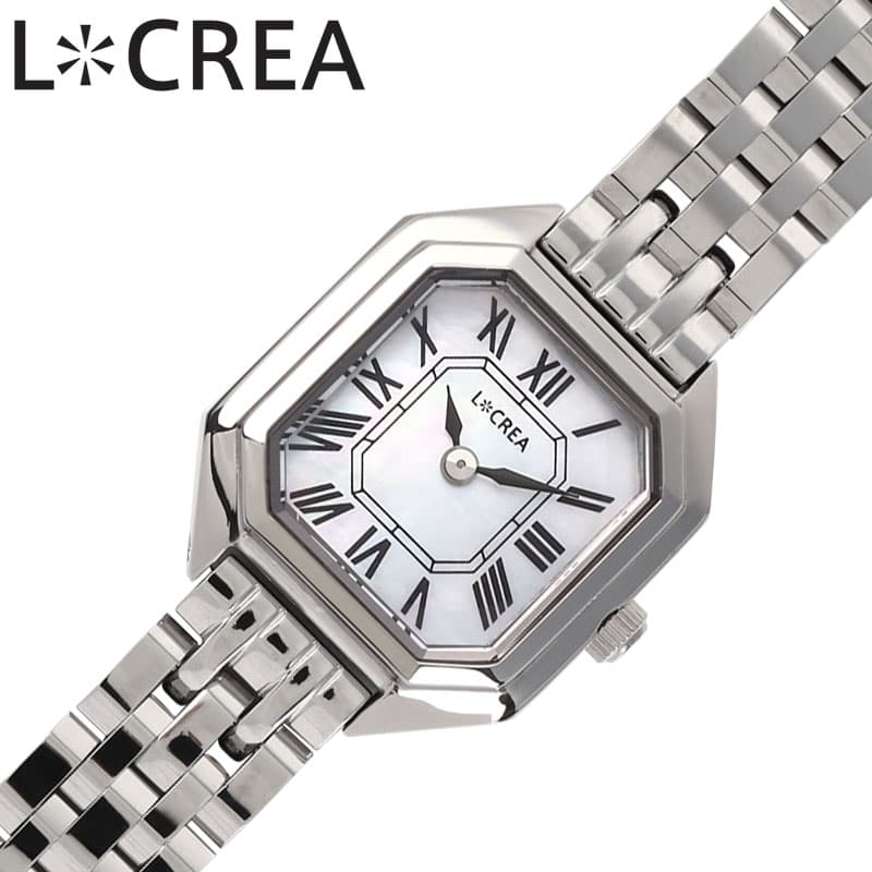 ルクレア 腕時計 キャレ LCREA CARRE レディース シルバー 時計 ソーラー カレ ビジネス 女性 ソーラー 電池交換不要 日本製 可愛い かわいい カワイイ ファッション レディースファッション LC2004-SSWH5L 人気 おすすめ おしゃれ ブランド プレゼント ギフト