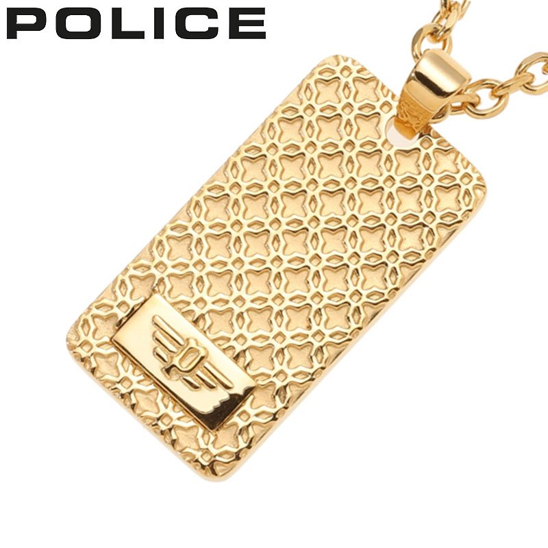 【1,200円引き】【10%OFF】 ポリス アクセサリー POLICE ネックレス テイル TALE メンズ ゴールド 男性 誕生日 記念日 お祝い 贈り物 彼氏 夫 旦那 パパ 父 息子 ファッション かっこいい 26308PSG03 定番 人気 おすすめ おしゃれ ブランド プレゼント ギフト