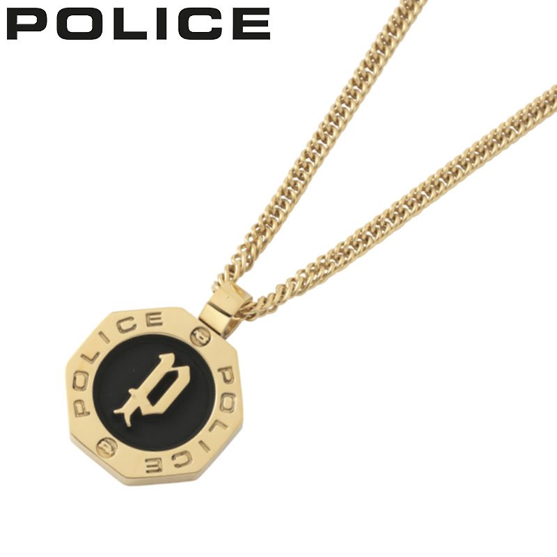 【1,300円引き】【10%OFF】 ポリス アクセサリー POLICE ネックレス レインガ REINGA メンズ ゴールド ブラック 男性 誕生日 記念日 お祝い 贈り物 彼氏 夫 旦那 パパ 父 息子 ファッション かっこいい GN2102509 定番 人気 おすすめ おしゃれ ブランド プレゼント ギフト