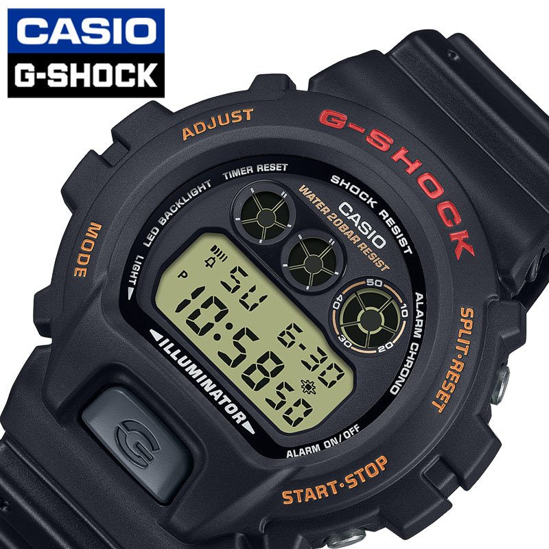 【2,600円引き】【20%OFF】 カシオ 腕時計 CASIO 時計 G-SHOCK GSHOCK ジーショック メンズ 男性 レディース 女性 デジタル スポーツ キャンプ 日付カレンダー ストップウォッチ 彼氏 夫 旦那 様 パパ 父 息子 誕生日 中学生 高校生 大学生 ファッション DW-6900UB-9JF