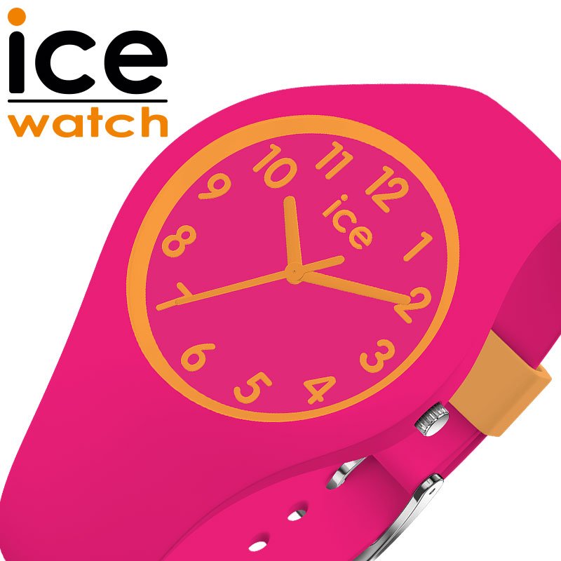 アイスウォッチ 腕時計 ICEWATCH 時計 ICE ola kids ICE-022744 シリコン シリコンベルト 男の子 女の子 男子 女子 小学生 子供 子ども こども キッズ 息子 娘 孫 ピンク オレンジ ネオン シンプル 学習 かっこいい かわいい ブランド おすすめ おしゃれ 誕生日