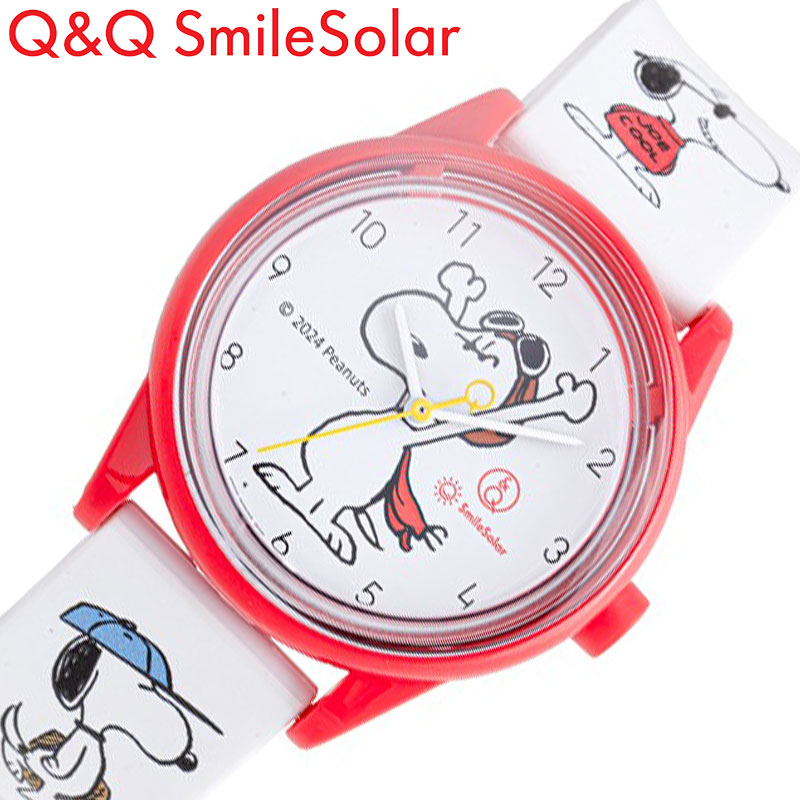 シチズン 腕時計 ピーナッツ コレクション スヌーピー＆ウッドストック CITIZEN Q＆Q Peanuts Collection レディース ホワイト系 時計 ソーラー R02A-005VK 人気 おすすめ おしゃれ ブランド プレゼント ギフト【正規品】