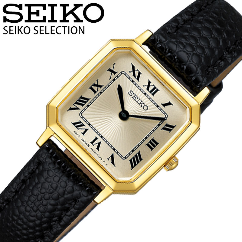 セイコー 腕時計 セイコーセレクション nano・universe Special Edition SEIKO SEIKO SELECTION レディース ゴールド ブラック 時計 SSEH018 人気 おすすめ おしゃれ ブランド プレゼント ギフト【正規品】