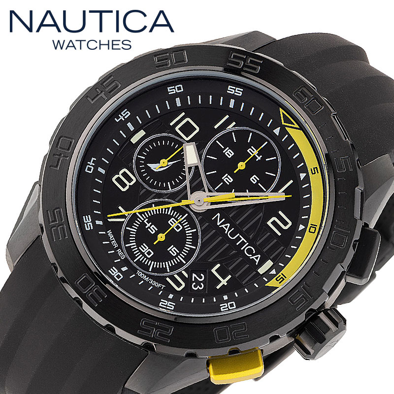 ノーティカ 腕時計 エヌエスティークロノ101 NAUTICA NST101 メンズ BLACK(ブラック) 時計 WNANAPNSS302 人気 おすすめ おしゃれ ブランド プレゼント ギフト【正規品】