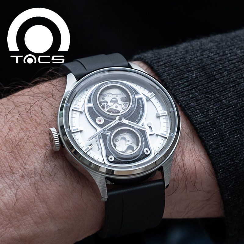 タックス 腕時計 イコフレックス オルトレンズ TACS Ikoflex ATL Lite メンズ ルミエール ブラン（ホワイト） ブラック 時計 機械式 自動巻き TS2501A 人気 おすすめ おしゃれ ブランド プレゼント ギフト【正規品】｜腕時計を探すならウォッチラボ 45,045円