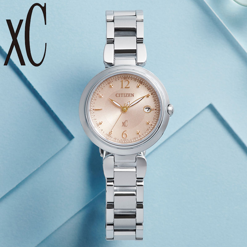 【14,100円引き】【16%OFF】 シチズン 腕時計 CITIZEN 時計 シチズン xC クロスシー レディース 腕時計 ピンク シルバー 電波 ソーラー チタン ES9460-88W 人気 おすすめ おしゃれ かわいい 上品 華奢 シンプル ビジネス スーツスタイル ファッション ブランド プレゼント 43,824円