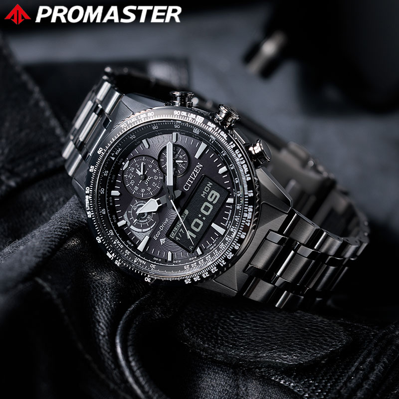 【39,300円引き】【28%OFF】 シチズン 腕時計 プロマスター スカイシリーズ CITIZEN PROMASTER SKY SERIES メンズ 男性 ブラック 時計 電波 ソーラー 防水 シンプル かっこいい カジュアル ビジネス スーツスタイル ファッション JV2005-58E 人気 おすすめ おしゃれ 59,290円
