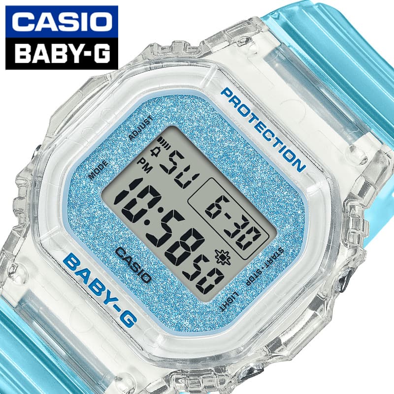 【最大1,150円引き】【10%OFF】カシオ 腕時計 CASIO 時計 ベビージー BGD-565 Series Baby-G レディース 腕時計 液晶 デジタル ブルー 樹脂 ベルト 防水 CASIO-BGD-565GC-2JF シンプル カジュアル かわいい キラキラ ファッション 誕生日 記念日 人気 おすすめ おしゃれ|腕時計を探すならウォッチラボ