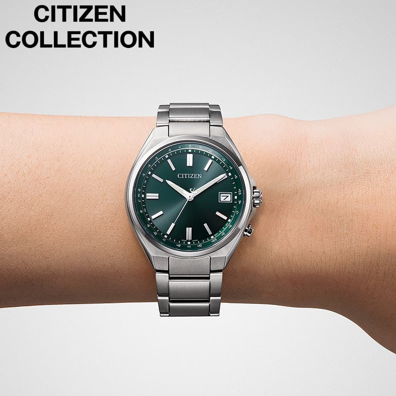 【最大17,920円引き】【28%OFF】 シチズン 腕時計 CITIZEN 時計 シチズンコレクション CITIZEN COLLECTION メンズ 腕時計 グリーン 電波 ソーラー チタン ベルト シルバー 防水 CB1160-55W シンプル カジュアル かっこいい ビジネス ファッション 人気 おすすめ おしゃれ|腕時計を探すならウォッチラボ