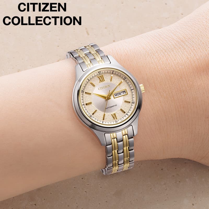 【最大9,200円引き】【20％OFF】 シチズン 腕時計 CITIZEN 時計 シチズンコレクション CITIZEN COLLECTION レディース 腕時計 ゴールド 機械式 自動巻き ステンレス ベルト PD7154-61P シンプル カジュアル 高級感 可愛い 華奢 ビジネス スーツスタイル 人気 おすすめ｜腕時計を探すならウォッチラボ 26,312円