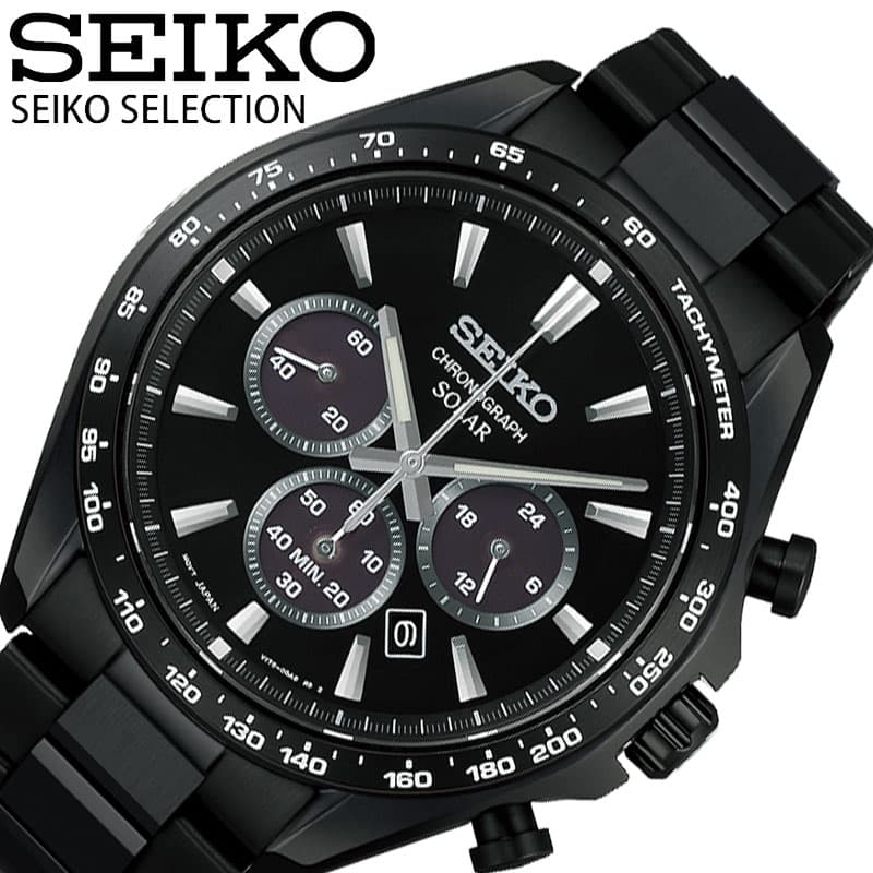 【最大9,400円引き】【20％OFF】 セイコー 腕時計 SEIKO 時計 セイコーセレクション SEIKO SELECTION メンズ 腕時計 ブラック ソーラー ステンレス ベルト 防水 SBPY187 シンプル カジュアル ビジネス スーツスタイル かっこいい ファッション 誕生日 人気 おすすめ おしゃれ｜腕時計を探すならウォッチラボ