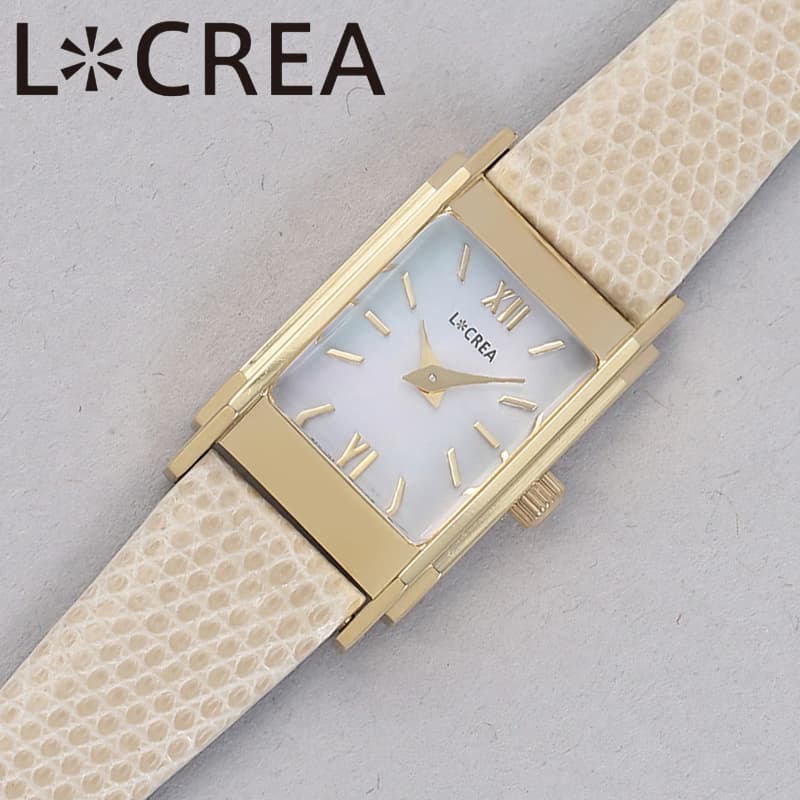 ルクレア 腕時計 LCREA 時計 LINEA レディース 腕時計 ホワイト レザー 革 ベルト ベージュ ソーラー LC2601-GP シンプル カジュアル 高級感 華奢 上品 オフィス ビジネス 可愛い 恋人 夫婦 彼女 妻 嫁 母 記念日 誕生日 人気 おすすめ おしゃれ ブランド プレゼント ギフト｜腕時計を探すならウォッチラボ