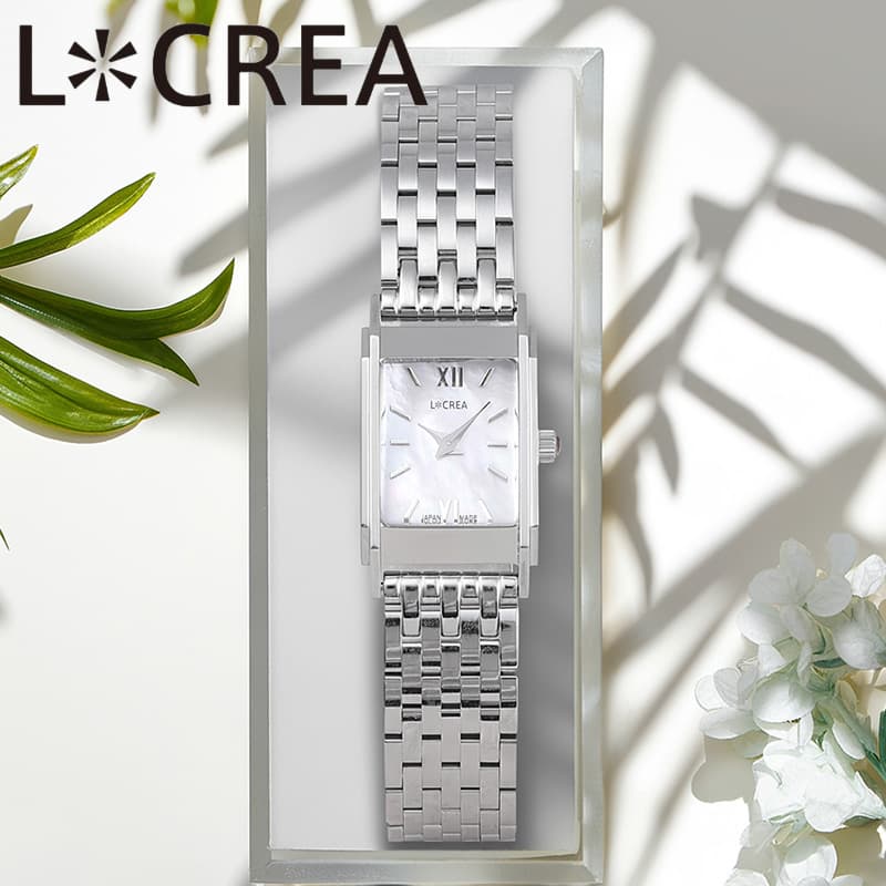 ルクレア 腕時計 LCREA 時計 LINEA レディース 腕時計 ホワイト ステンレス ベルト シルバー ソーラー LC2601-SS シンプル カジュアル 高級感 華奢 上品 オフィス ビジネス 可愛い 恋人 夫婦 彼女 妻 嫁 母 記念日 誕生日 人気 おすすめ おしゃれ ブランド プレゼント ギフト|腕時計を探すならウォッチラボ