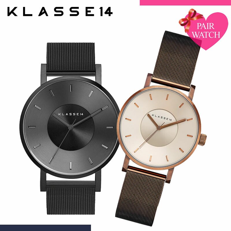 スプリングフェア ペア価格 ペアウォッチ クラス14 腕時計 Klasse14 時計 ペア ウォッチ クラス 14 Klasse 14 クラスフォーティーン メンズ レディース セット 人気 ブランド 旦那 妻 嫁 夫 彼氏 彼女 夫婦 お揃い カップル プレゼント 革ベルト レザー おしゃれ