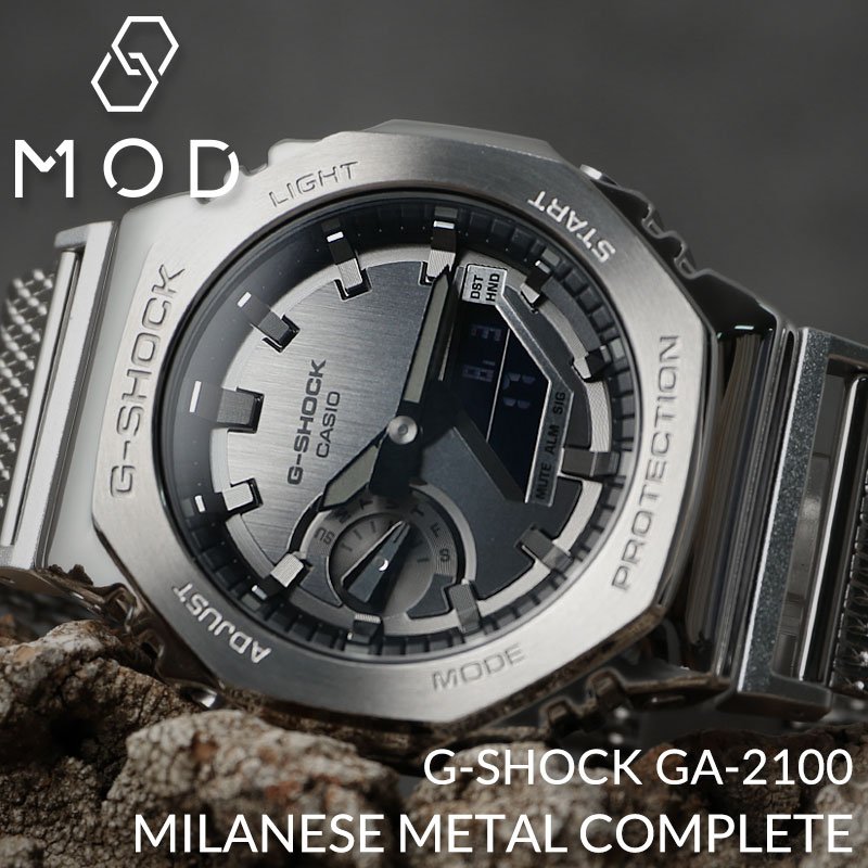 楽天市場】【MODコンプリート】G-SHOCK GM-2100 GM-2100BB フルメタル