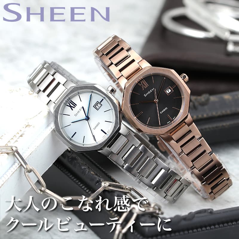 SHEEN 腕時計　未使用 楽天市場】【電池交換不要】 カシオ 腕時計 CASIO 時計 シーン